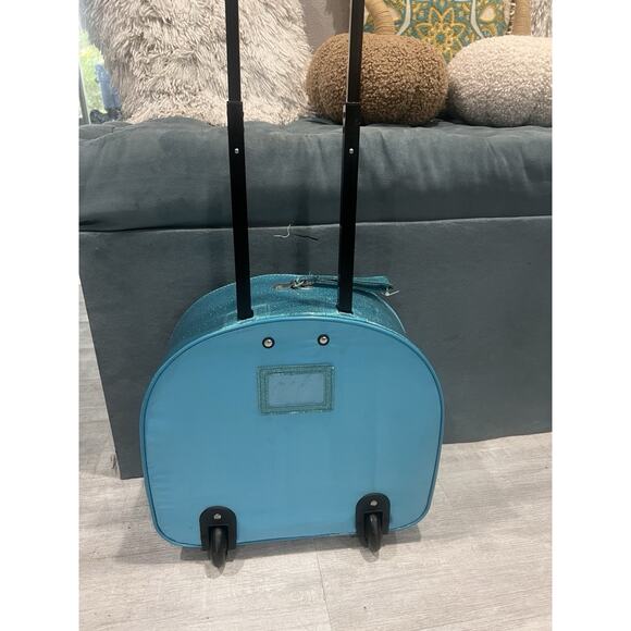 Disney store brave Marida Luggage Trolley Carry-On Sparkly Blue - Picture 7 of 10